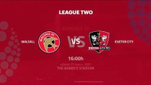 Previa partido entre Walsall y Exeter City Jornada 37 League Two