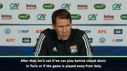 Lyon coach doesn't know where his team will face Juventus