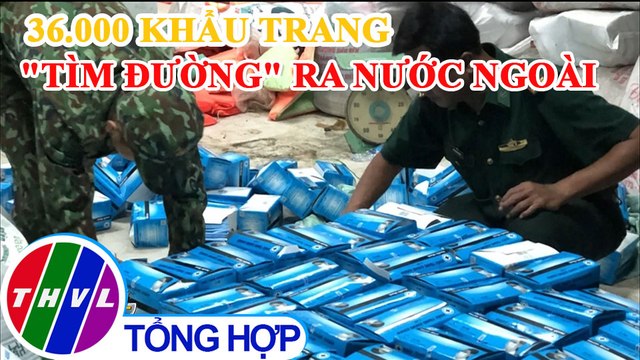 Thu giữ 36.000 chiếc khẩu trang y tế được vận chuyển trái phép ra nước ngoài