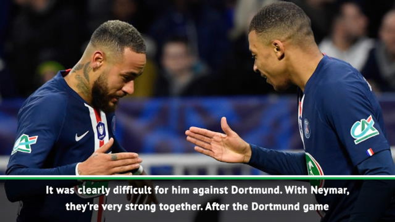 Tuchel delighted with Mbappe and Neymar after P...