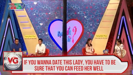 If you wanna date this lady, you have to be sure that you can feed her well