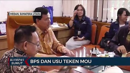 BPS dan USU Teken MoU