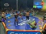 AAA 2009.08.21 VERANO DE ESCANDALO Match #01 El Oriental, Kenzo Suzuki & Sugi San vs. The Psycho Circus