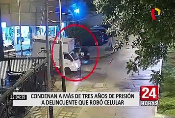 Surquillo: Condenan a tres años de prisión a delincuente que robó celular