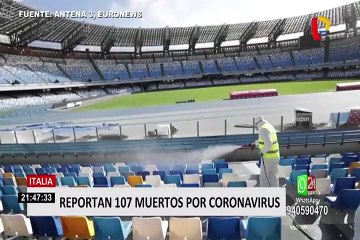 Europa: Italia reporta 107 muertos por coronavirus