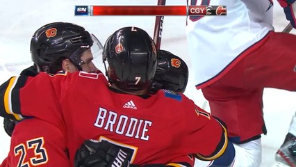 TJ Brodie wins it with 10.4 seconds left in overtime