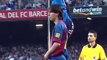 Ramón Mariño Lorenzo Primer gol de Messi en el Barcelona