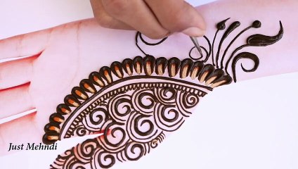 Beautiful Easy Mehndi - Latest Front Hand Mehndi For Hands Step by Step -2022