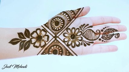 Beautiful Easy Mehndi design for hands - stylish Mehendi design front hand - Simple mehndi design 2022