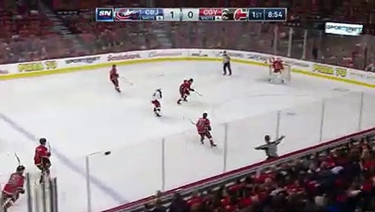 NHL Highlights Blue Jackets %40 Flames 3 4 20