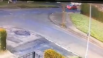 Video of moment car thief takes vehicle with 10-year-old still inside