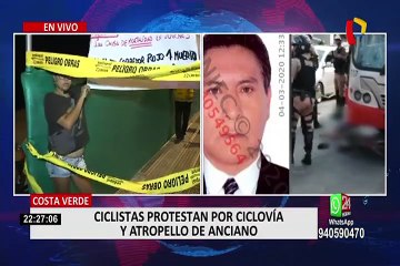 Deportistas protestan por muerte de ciclista atropellado
