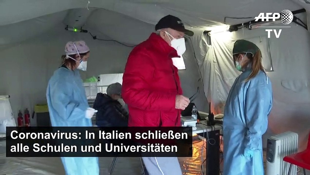 Coronavirus: Italien schließt alle Schulen und Unis