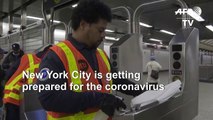 NYC subway stations disinfected as city braces for coronavirus impact