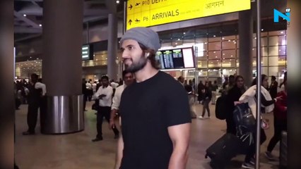 Oops! Vijay Deverakonda slips as he walks towards jetty in Mumbai, watch