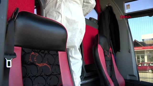 Tokat otobüs firmasından koronavirüs önlemi