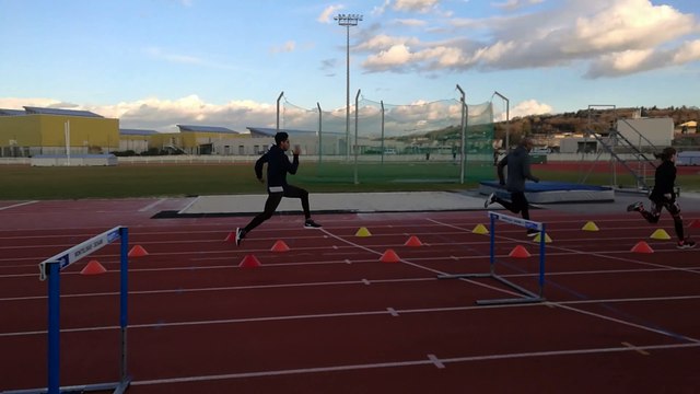 Entrainement de Lucien à Montélimar ( merci à Maurice Jullien président UMS )