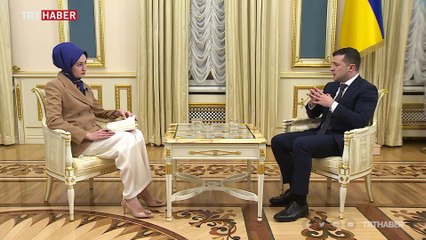 Ukrayna Devlet Başkanı Zelenskiy TRT Haber'e konuştu