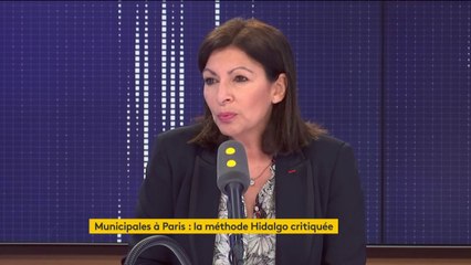 Anne Hidalgo critiquée sur sa méthode : "Moi, ma méthode n'a pas mis des milliers de personnes dans la rue. Madame Buzyn, qui me donne des leçons, a été ministre de la Santé. Regardez la situation des hôpitaux", lance la maire de Paris