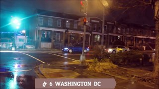 AMERICA'S MOST DANGEROUS CITIESHOODS AT NIGHT - TOP 10