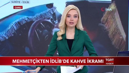 Mehmetçikten İdlib'de Kahve İkramı