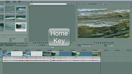 Vegas Pro 9 Timeline Events and Creating Tracks