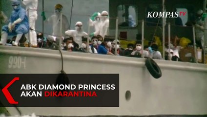 Download Video: 68 ABK Diamond Princess Tiba di Pulau Sebaru, 1 Orang Masih di KRI Soeharso