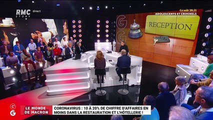 Le monde de Macron: Coronavirus, 10% à 20% de chiffre d'affaires en moins dans la restauration et l'hôtellerie – 05/03