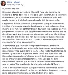 Une ado forcée à danser avec un garçon  à l'école, sa mère monte au créneau