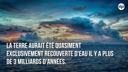 Il y a 3,2 milliard d’années, il y avait de l’eau partout sur Terre, mais pas un seul continent