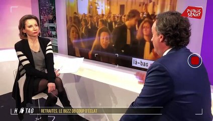 Extrait Hashtag, Benjamin Grange de Dentsu Consulting analyse les actions des avocats contre la réforme des retraites sur les réseaux sociaux