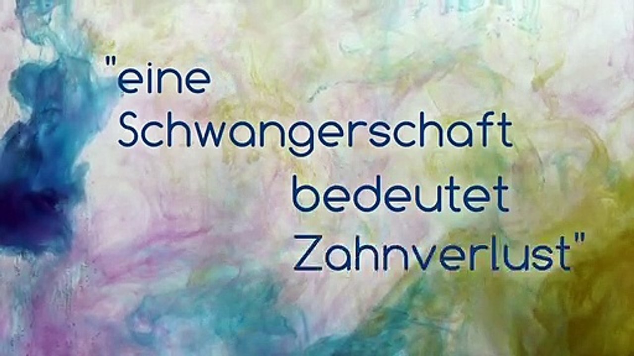 Dentale Mythen-eine Schwangerschaft bedeutet Zahnverlust