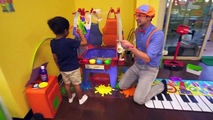 Blippi at the Play Place - Learn About Professions for Children