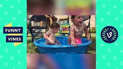 Try Not to Laugh Challenge - TWIN Babies_ Tots _ K(360P)