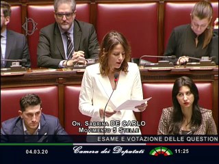 Roma - Camera - 18^ Legislatura - 315^ seduta (04.03.20)