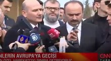 Süleyman Soylu ile muhabir arasında canlı yayında göçmen tartışması
