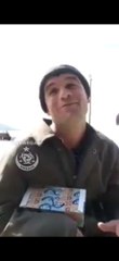 Yara bandı satan felçli üç çocuk babasından duygulandıran konuşma