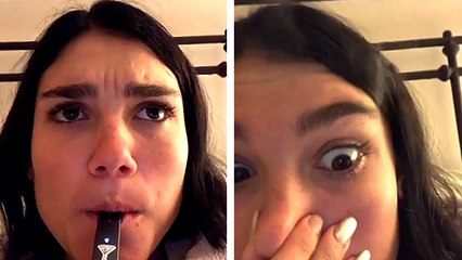 Recracher la fumée de sa cigarette électronique par les yeux