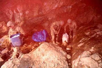 Kazan vadisinde silah ve mühimmat ele geçirildi