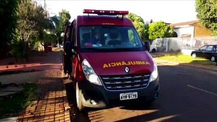 Motociclista tem laceração ao sofrer queda no Santa Cruz