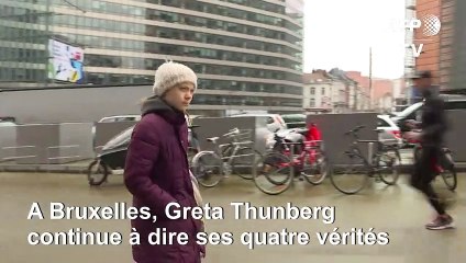 Climat: Greta Thunberg déplore le manque de "sentiment d'urgence" de l'UE