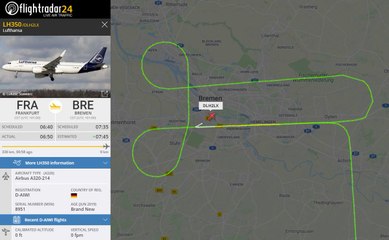 Un avion réalise un p*nis avec sa trajectoire de vol !