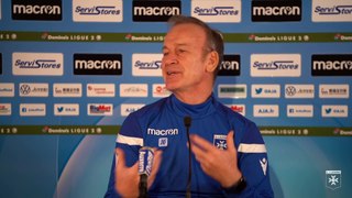 La conférence de presse de Jean-Marc Furlan avant Le Havre-AJA