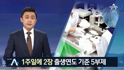 마스크, 1인당 1주일 최대 2장…전과정 100% 정부 관리
