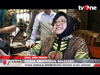 Alasan Wali Kota Risma Timbun Masker Cegah Corona Terkuak