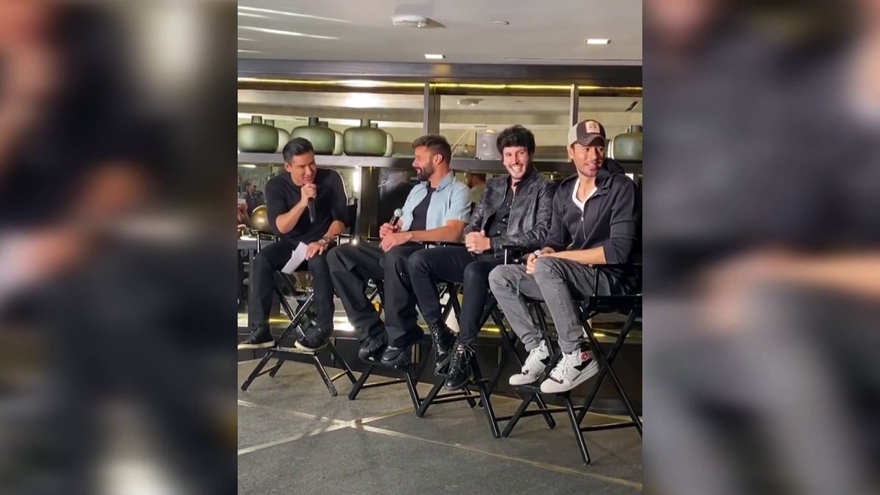 Enrique Iglesias y Ricky Martin anuncian una mega gira juntos