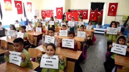 Öğrencilerden Bahar Kalkanı Harekatı'na destek