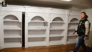 PY-003 Bookcase Parallel Moving Hidden Door--PY-003 书柜平移密室门--隠しドア--Palace Concealed Compartment 宫暗格