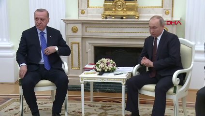 Cumhurbaşkanı Erdoğan, Putin ile bir araya geldi