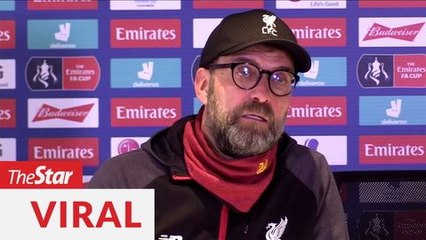 Скачать видео: Klopp's coronavirus comments go viral